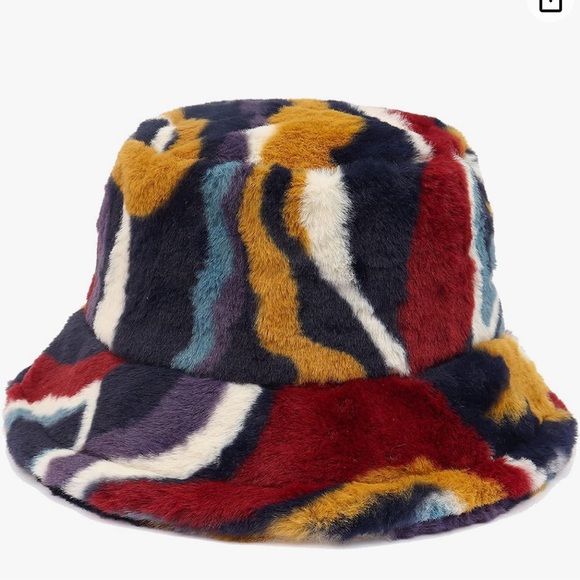 Fuzzy Bucket Hat - Picture 1 of 2